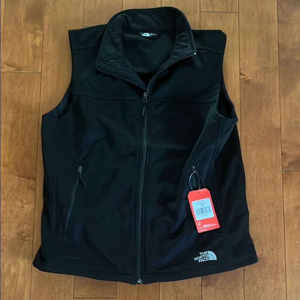 The North Face Black Softshell Vest